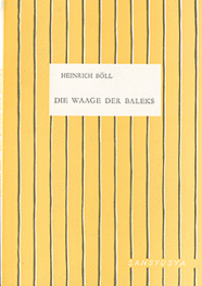 バーレク家の天秤 Heinrich Böll: Die Waage der Baleks